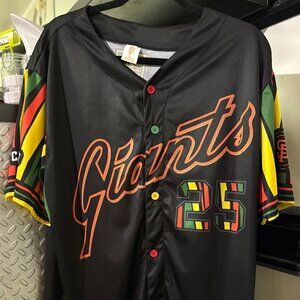 San Francisco Giants Jersey 2025 Black Heritage Jersey Size Medium 8/30/25 SF